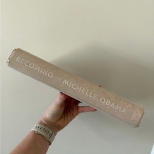 Becoming by Michelle Obama - Beige Hardcover Book